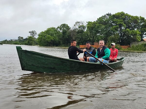 Crecida en Cerrito alerta a lugareños, afirma Éver Villalba