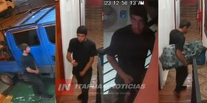 PRESUNTO LADRÓN FUE GRABADO EN PLENO HURTO EN UN DEPARTAMENTO CENTRICO - Itapúa Noticias