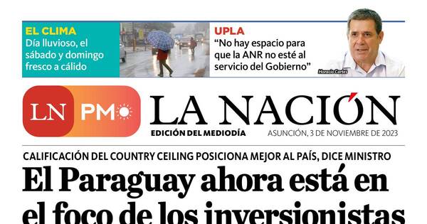 La Nación / LN PM: edición mediodía del 3 de noviembre