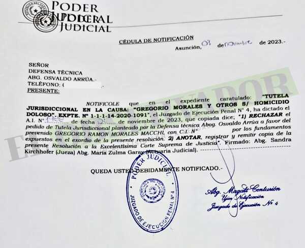 Rechazan hospitalización de “Papo” Morales