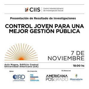 Presentarán resultados de investigaciones de jóvenes académicos para el control a la gestión pública - .::Agencia IP::.