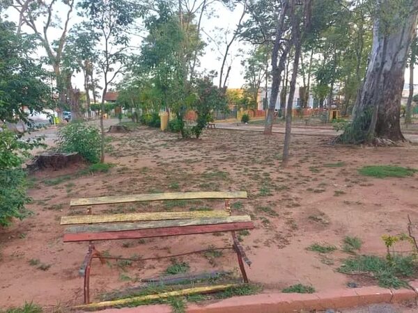 Concejales piden a intendente reparar plazas públicas en Carapeguá - Nacionales - ABC Color