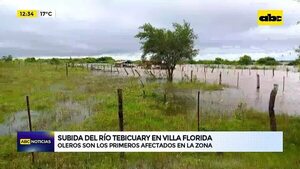 Video: Subida del río Tebicuary en Villa Florida - ABC Noticias - ABC Color