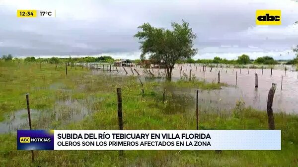 Video: Subida del río Tebicuary en Villa Florida - ABC Noticias - ABC Color