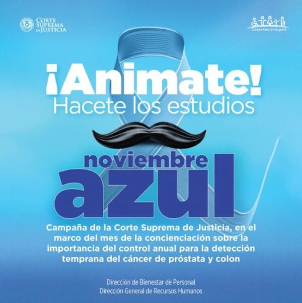 CSJ se adhiere a la campaña Noviembre Azul