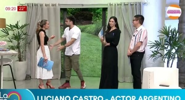 Actor argentino hizo del ridículo tras ser tocado por una conductora paraguaya