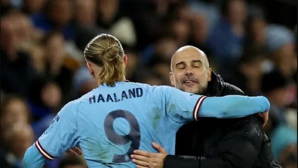 Guardiola: “Vi a Haaland feliz por lo cerca que estuvo”