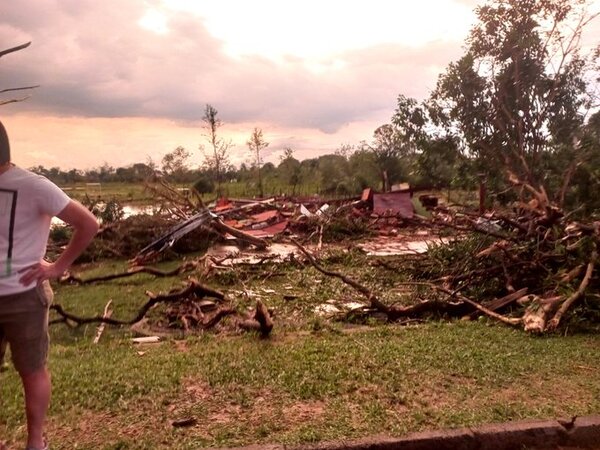 Aproximadamente unas 300 familias perjudicadas por tornado en San Pedro