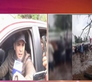 Santiago Peña visita a afectados por inundaciones en Ayolas - Paraguay.com