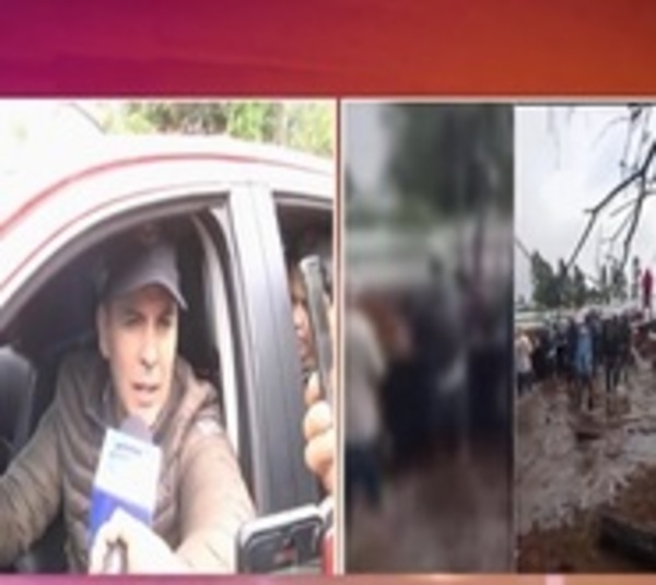 Santiago Peña visita a afectados por inundaciones en Ayolas - Paraguay.com