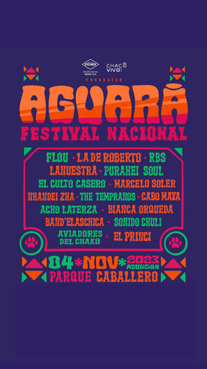 Primera edición del Aguará Festival Nacional se realiza en el Parque Caballero