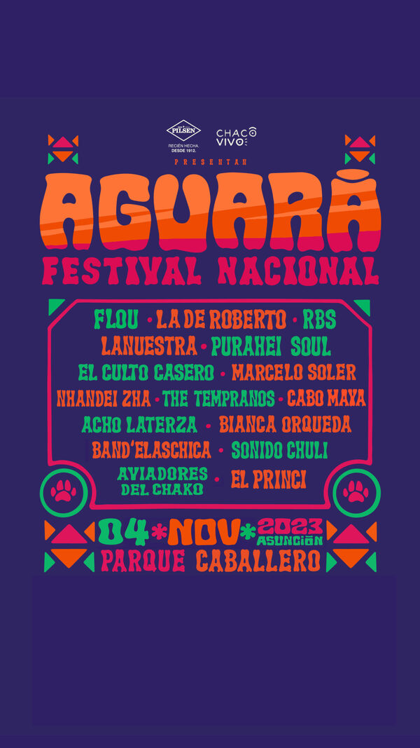 Primera edición del Aguará Festival Nacional se realiza en el Parque Caballero