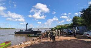 La Nación / Hallan el cuerpo de uno de los militares desaparecidos en el arroyo Lambaré