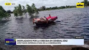 Video: Desplazados por la crecida en Gral. Díaz - ABC Noticias - ABC Color
