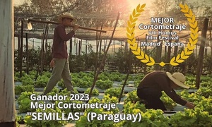Cortometraje “Semillas”, de colegio agropecuario de Coronel Oviedo ganó Festival de Cine en Madrid