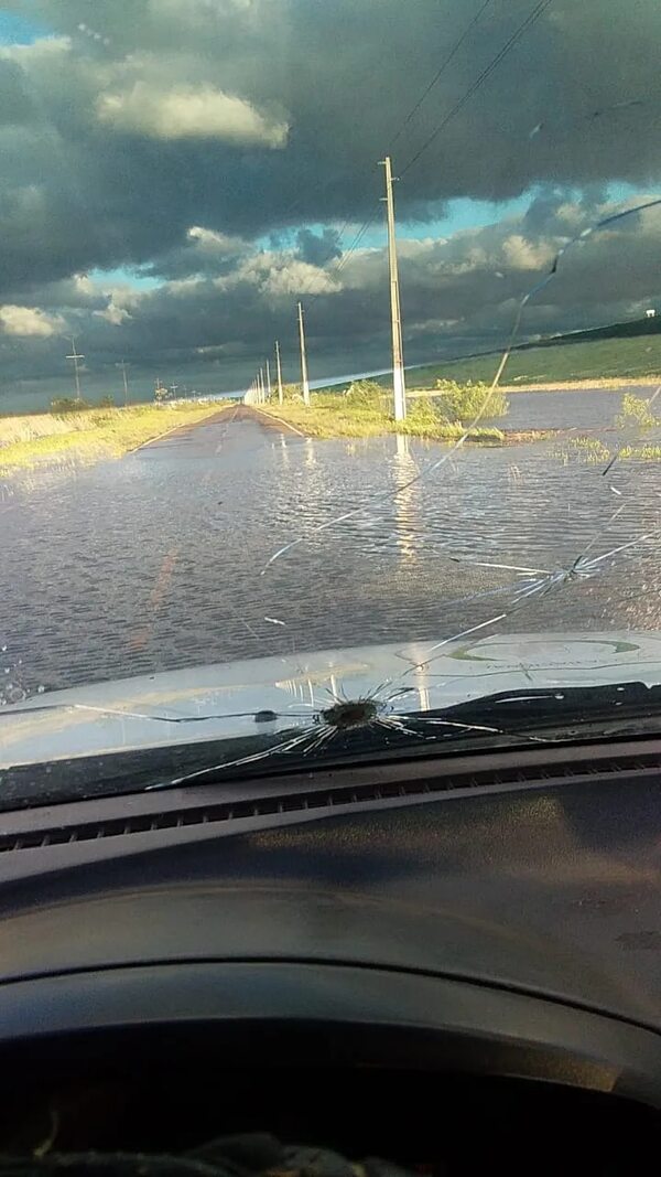 Ruta D022, entre San Cosme y Ayolas, está temporalmente inhabilitada por crecida - Nacionales - ABC Color