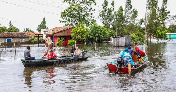 La Nación / “Como se puede apreciar, todo está bajo las aguas”