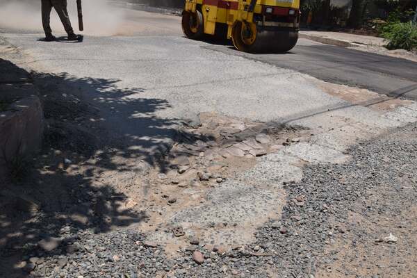 Informan sobre inicio de bacheo en microcentro - San Lorenzo Hoy