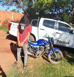 Intentó vender una motocicleta robada por Gs. 500 mil y fue arrestado tras una persecución