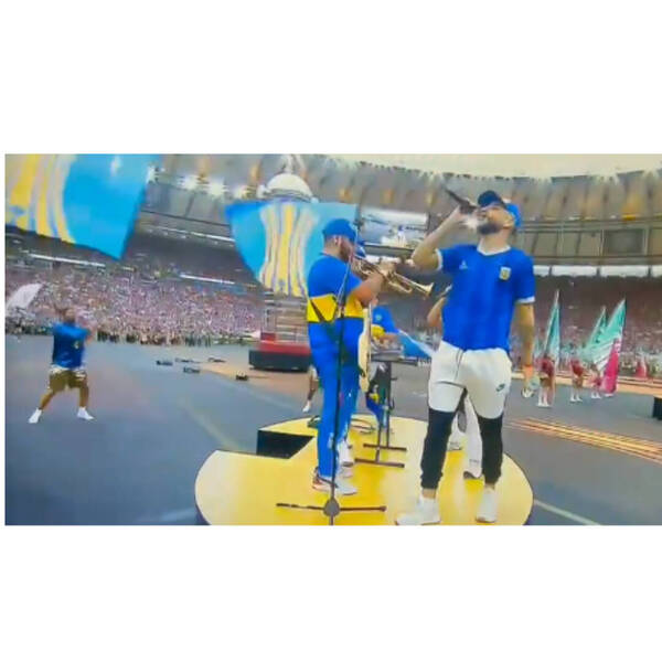 [VIDEOS] Los que pusieron el show musical en la final de la Libertadores 2023