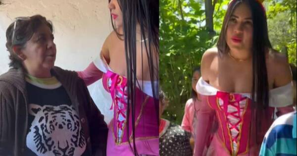 La Nación / Laurys Dyva sorprendió a niños de un comedor solidario con importante donación