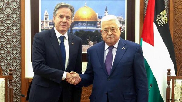 Blinken se reunió con Mahmoud Abbas en una visita sorpresa a Cisjordania - ADN Digital