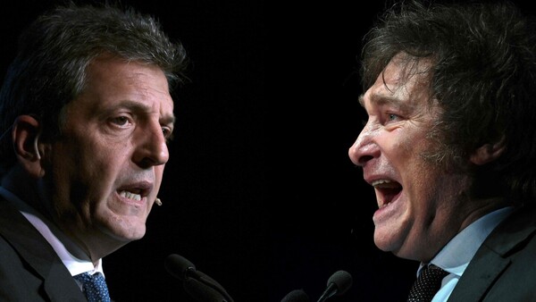 Massa y Milei salen a la caza de votos para el balotaje en Argentina
