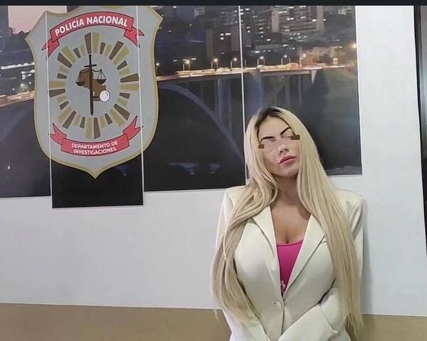Fue detenida en Ciudad del Este la modelo pistolera