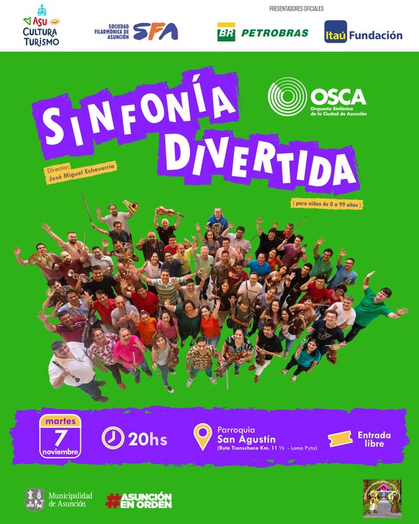 Sinfonía Divertida este martes en la Parroquia San Agustín de Loma Pyta - .::Agencia IP::.