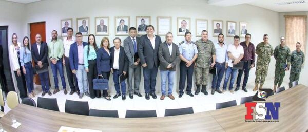Diputado Eulalio Gomes y Gobernador Juancho Acosta preocupados por seguridad en Amambay