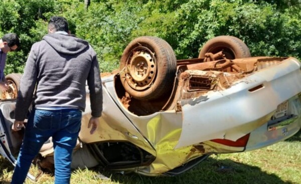 Violento choque deja un fallecido en Hernandarias