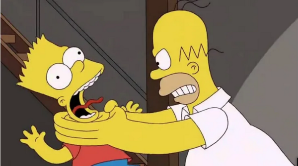 ¡Mirá, che! Homero ya no ahorca a Bart porque “los tiempos cambiaron”