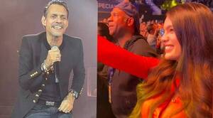 [VIDEO] Marc Anthony, en pleno concierto, a Nadia: "Eres mi tesoro... me vuelves loco"