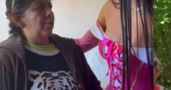 La Nación / Laurys Dyva sorprendió a niños de un comedor