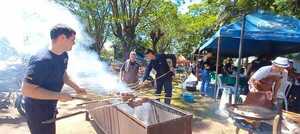 Gran comilona a beneficio de los Bomberos voluntarios de Fram fue un éxito rotundo
