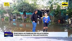 Video: evacuan 40 familias en Villa Florida tras crecida del río Tebicuary - ABC Noticias - ABC Color
