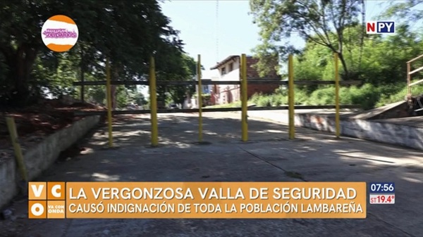 Extraña estructura contra raudales de Lambaré desata indignación - Noticias Paraguay