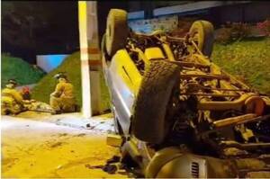 Hay dos heridas: mujer al volante perdió el control del su rodado y ¡pum!