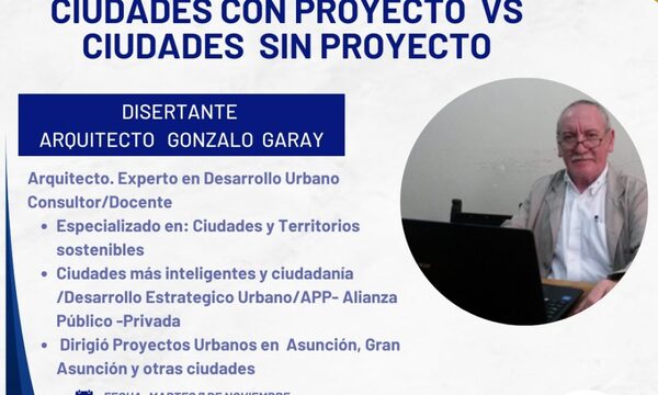 Realizarán conferencia para comparar ciudades con y sin planificación