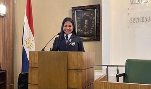 Joven alumna de Concepción brilla en la Academia Paraguaya de la Historia