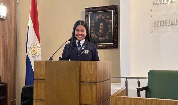 Joven alumna de Concepción brilla en la Academia Paraguaya de la Historia