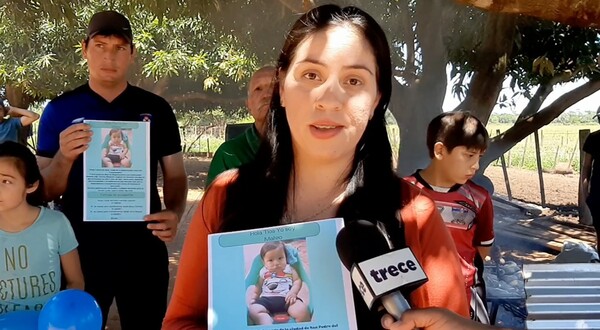 Familiares apelan a la solidaridad ciudadana para bebé que sufre de AME - trece