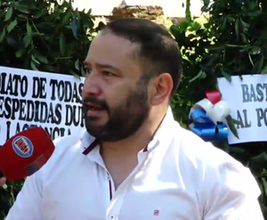 Embarazadas se manifiestan frente al Palacio de Justicia