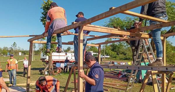 La Nación / SEN construye viviendas provisorias para familias que perdieron todo tras tornado