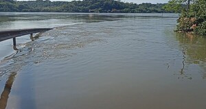 Crecida del Río Paraná: Automóvil y sus ocupantes son arrastrados por las aguas del cauce - trece