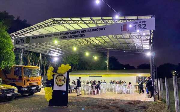 Conmemoran 18° aniversario de Bomberos K21 de Hernandarias
