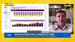 Video: negocios bursátiles al cierre de octubre - Factor Clave - ABC Color