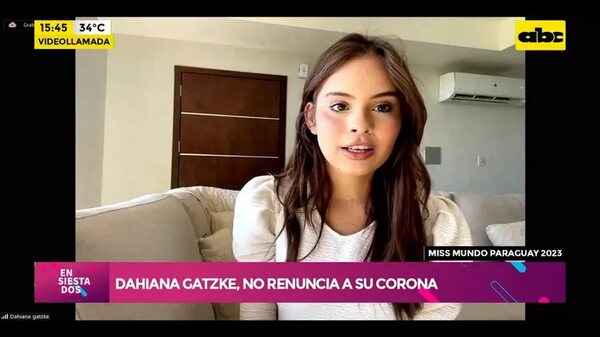 Video: Dahiana Gatzke no renuncia a su corona - Ensiestados - ABC Color