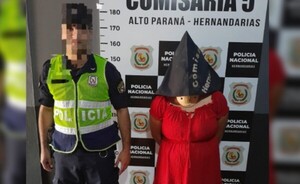 Mujer con orden de captura fue capturada tras accidente