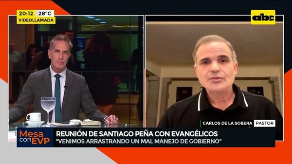 Video: reunión de Santiago Peña con evangélicos - Mesa de Periodistas - ABC Color